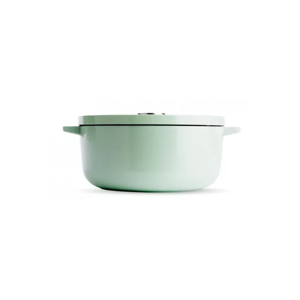 Каструля KitchenAid чавунна з кришкою 5,2 л Фісташкова (CC007434-001)