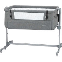 Ліжечко Kinderkraft Приставне ліжечко-люлька Neste Up 2 Light Grey (5902533924523)