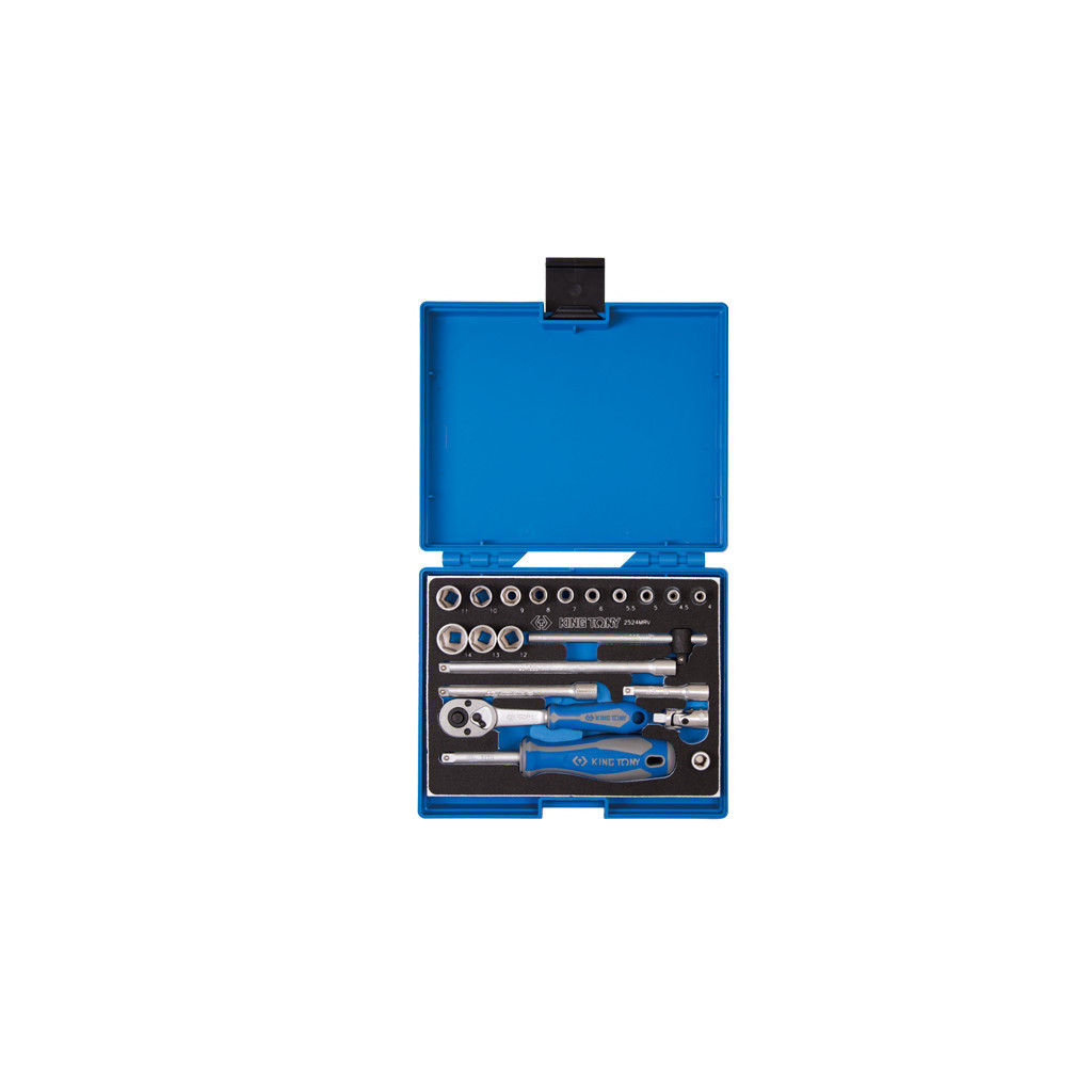 Набір інструментів KING TONY 1/4" 21 шт. (2524MRV)