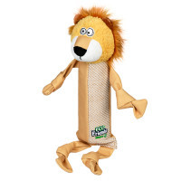 Dog toy GiGwi Eco Friendz Lion with plastic bottle and whistle 39 cm (2250)