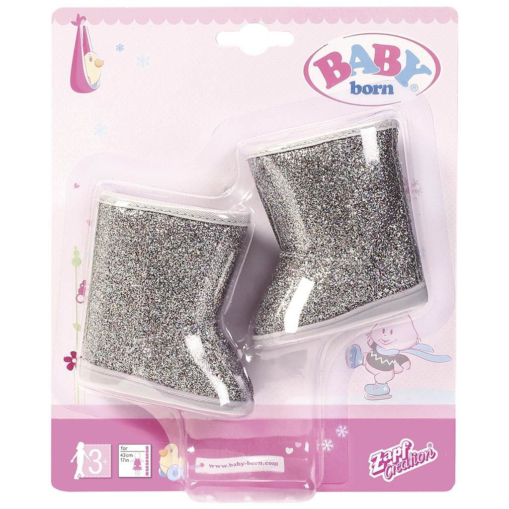 Аксесуар до ляльки Zapf Baby Born Сріблясті Чобітки (831786)