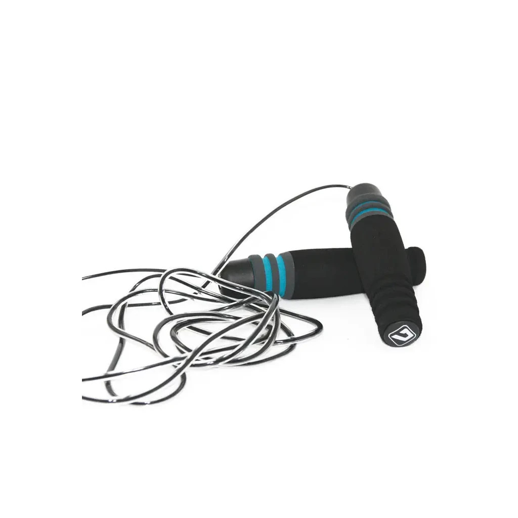 Скакалка LiveUp Jump Rope LS3137 швидкісна чорна 280см (6951376109580) Скакалка LiveUp Jump Rope LS3137 швидкісна чорна 280см (6951376109580)