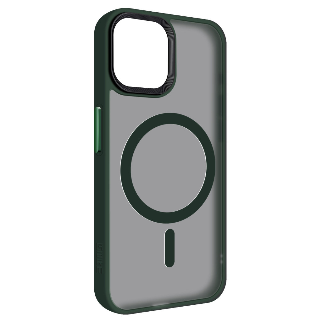 Чохол до мобільного телефона Armorstandart Uniq Magsafe Apple iPhone 15 Dark Green (ARM75320) Чохол до мобільного телефона Armorstandart Uniq Magsafe Apple iPhone 15 Dark Green (ARM75320)