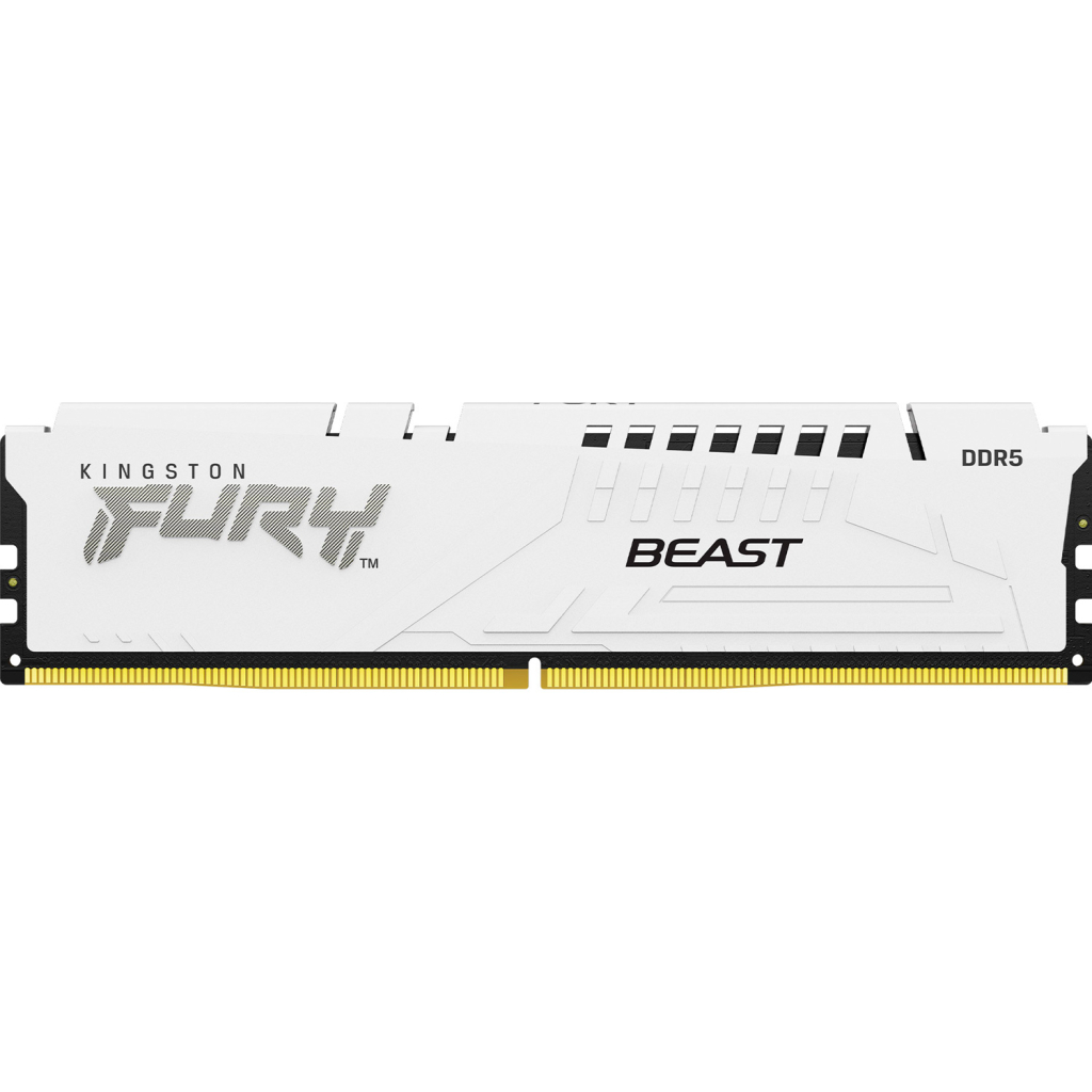 Модуль пам'яті для комп'ютера DDR5 16GB 6000 MHz Beast White XMP Kingston Fury (ex.HyperX) (KF560C40BW-16)