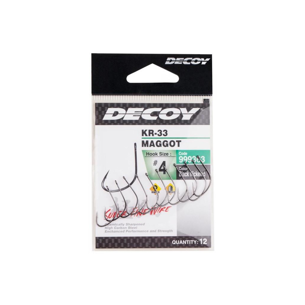 Гачок Decoy KR-33 Maggot 10 (14 шт/уп) (1562.05.41)