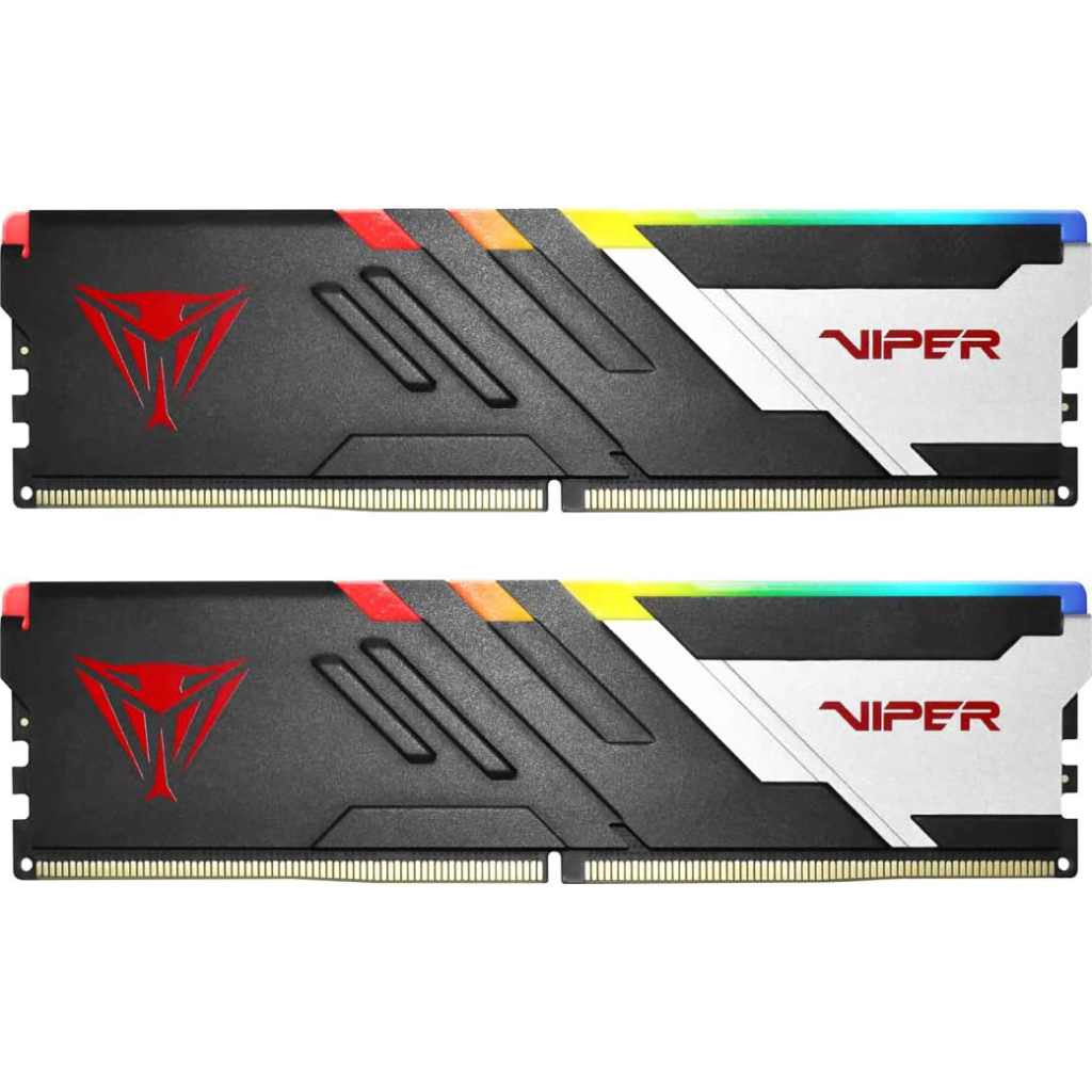 Модуль пам'яті для комп'ютера DDR5 64GB (2x32GB) 6000 MHz Viper Venom RGB Patriot (PVVR564G600C36K)