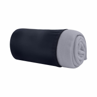 Warm Bergamo fleece blanket in a cover 150 x 180 cm Gray (202311pl-07)
