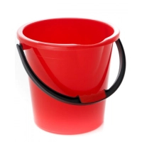 Відро господарське Горизонт Комфорт Червоне 10 л (гор-02040/червоний)