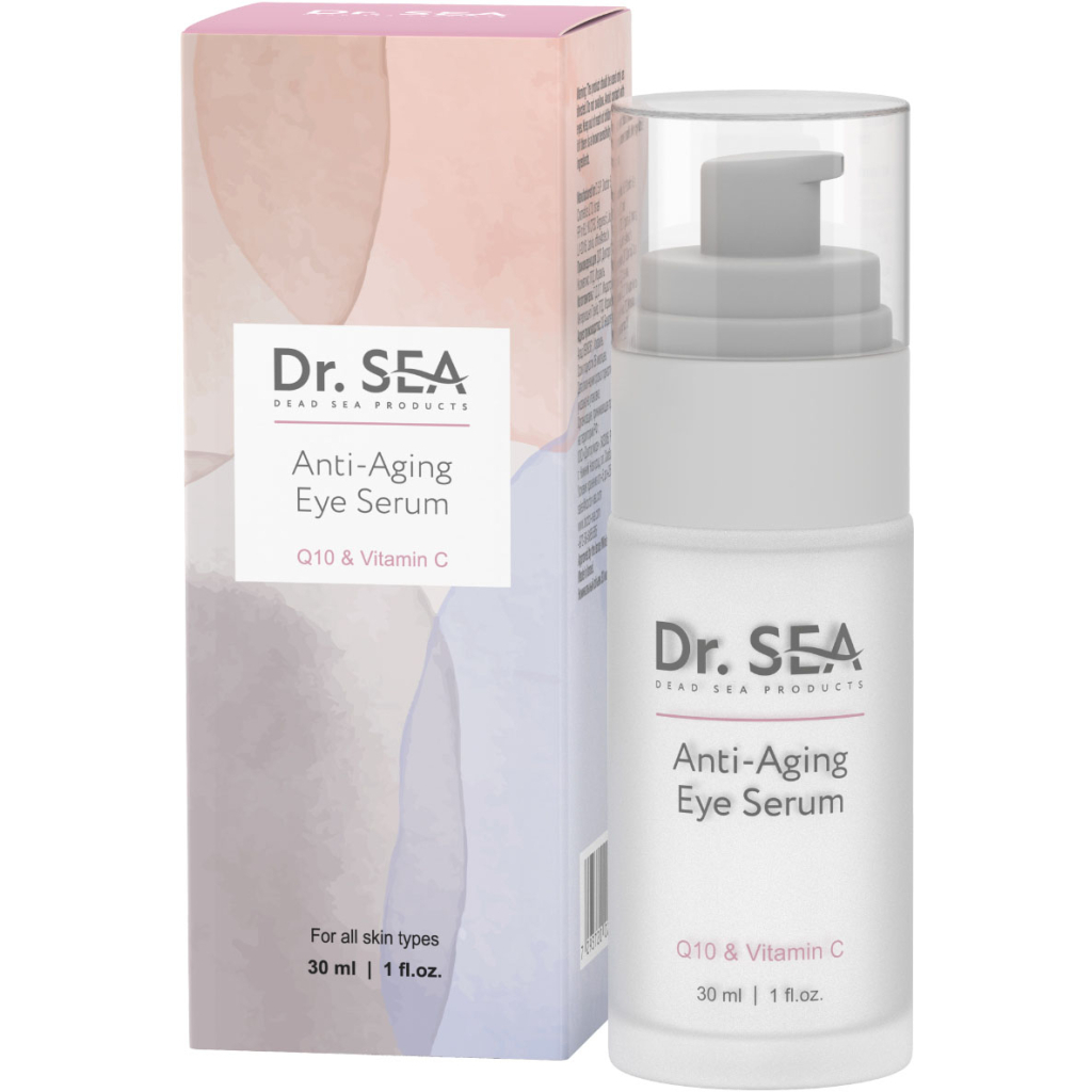 Сироватка для обличчя Dr. Sea Anti-Aging Eye Serum Для очей З Q10 та вітаміном C 30 мл (7293720020745)