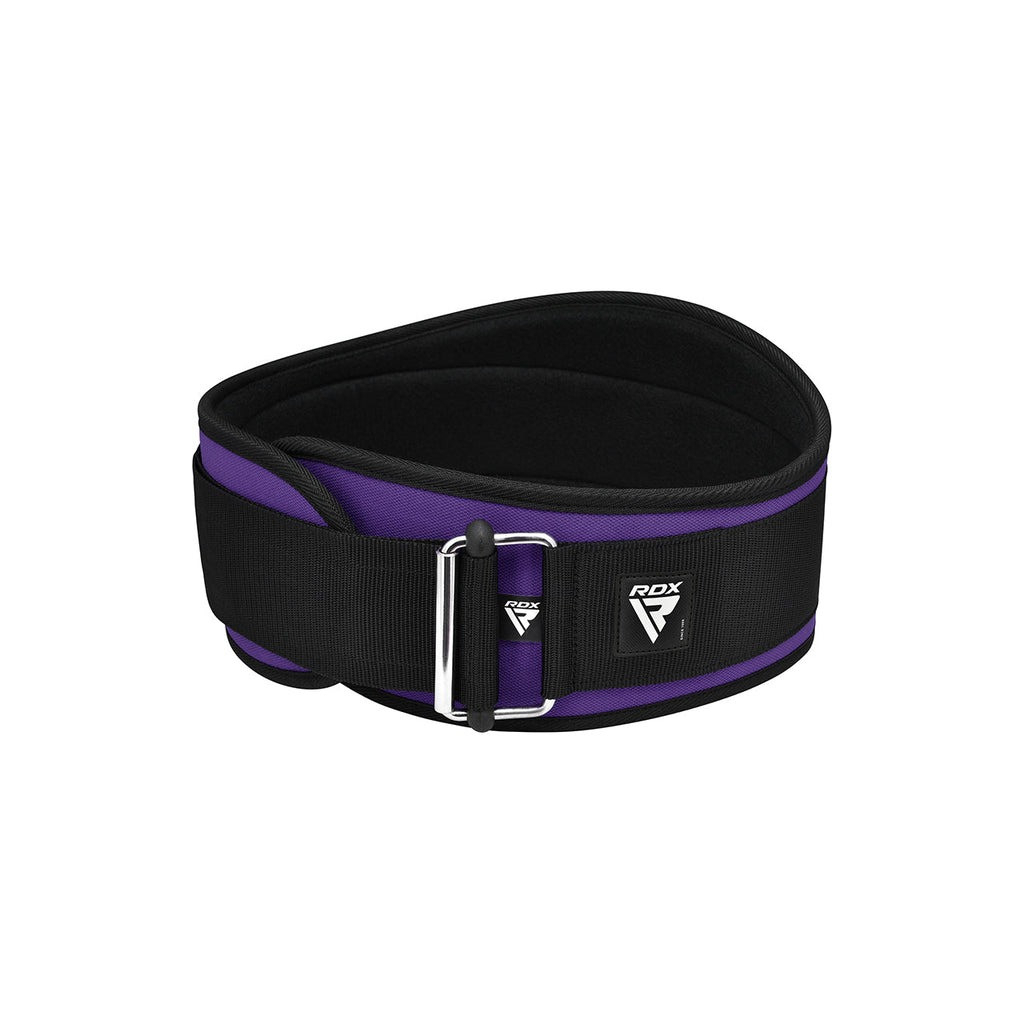Атлетичний пояс RDX RX3 EVA Curve неопреновий Purpel S (WBE-RX3PR-S)