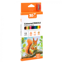 Colored pencils Yes Orange Line 12 colors with sharpener (290723)