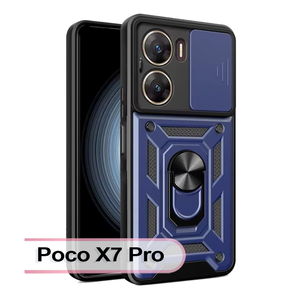 Чохол до мобільного телефона BeCover Military Poco X7 Pro Blue (713464)