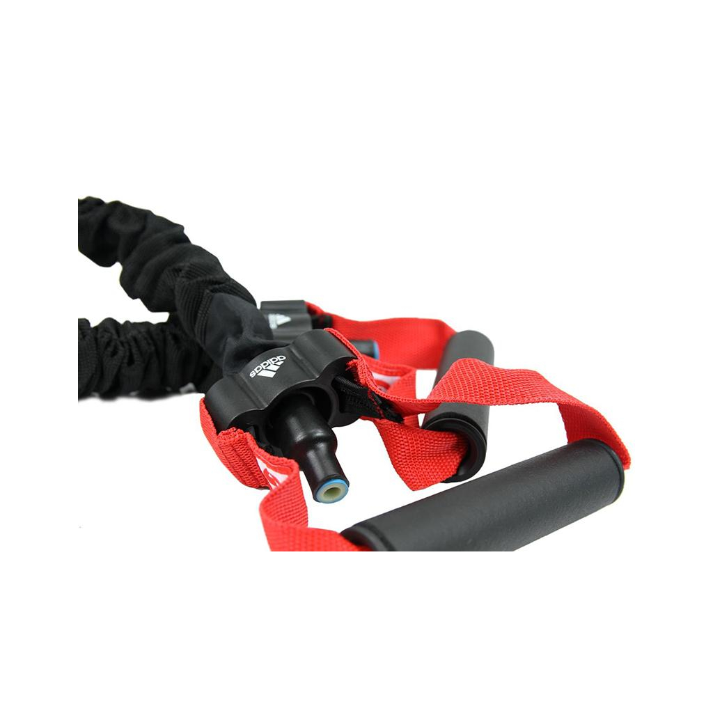 Еспандер Adidas Power Tube ADTB-10603 чорний, червоний 122 см (885652000284)