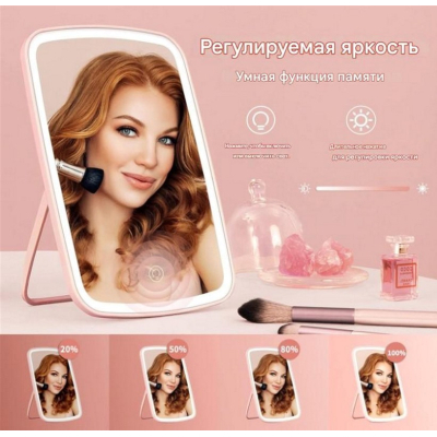 Дзеркало Xiaomi LED Makeup Mirror Pink (NV505 Pink)