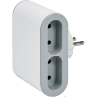 Network splitter Legrand Standard 4x2K side sockets 6A White/Grey (049400)