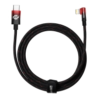 Дата кабель USB-C to Lightning 2.0m 20W black/red Baseus (CAVP000320)