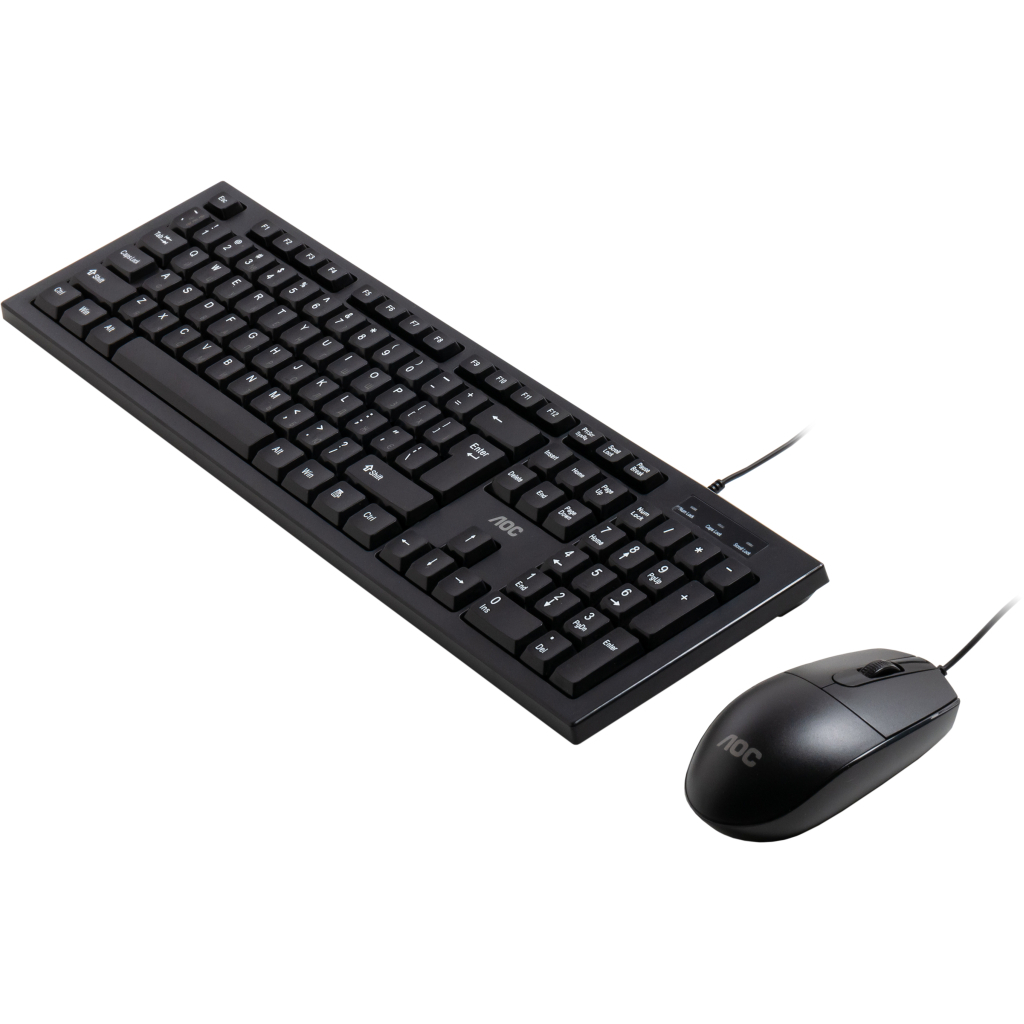 Комплект AOC KM160B USB UA Black (KM160B/97)