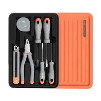 Deli tool set 7 pcs. in a modular case (H1001-D)