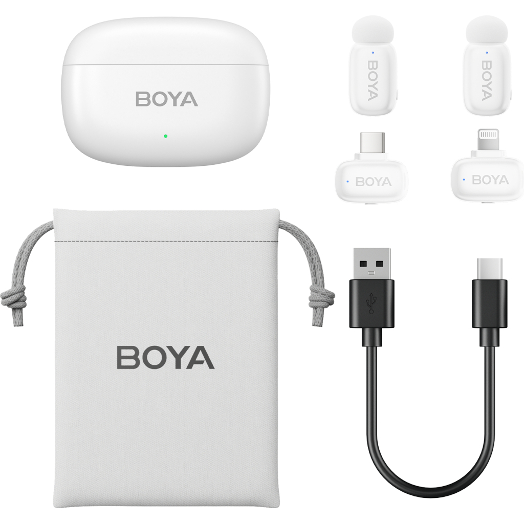 Мікрофон Boya mini-13 Type-C/Lightning White (mini-13) Мікрофон Boya mini-13 Type-C/Lightning White (mini-13)