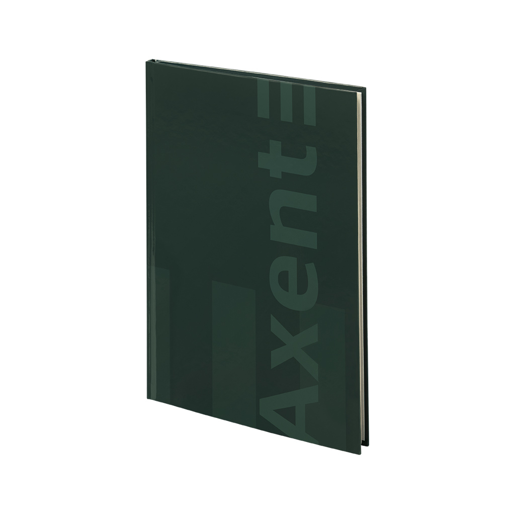 Книга записна Axent A4 One color, 96 аркушів клітинка, зелений (8426-1-A) Книга записна Axent A4 One color, 96 аркушів клітинка, зелений (8426-1-A)