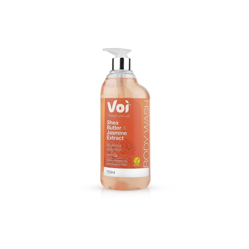 Гель для душу Voi Pamper Yourself Shea Butter & Jasmine Extract Nourishing Body Wash 750 мл (8681608223514)