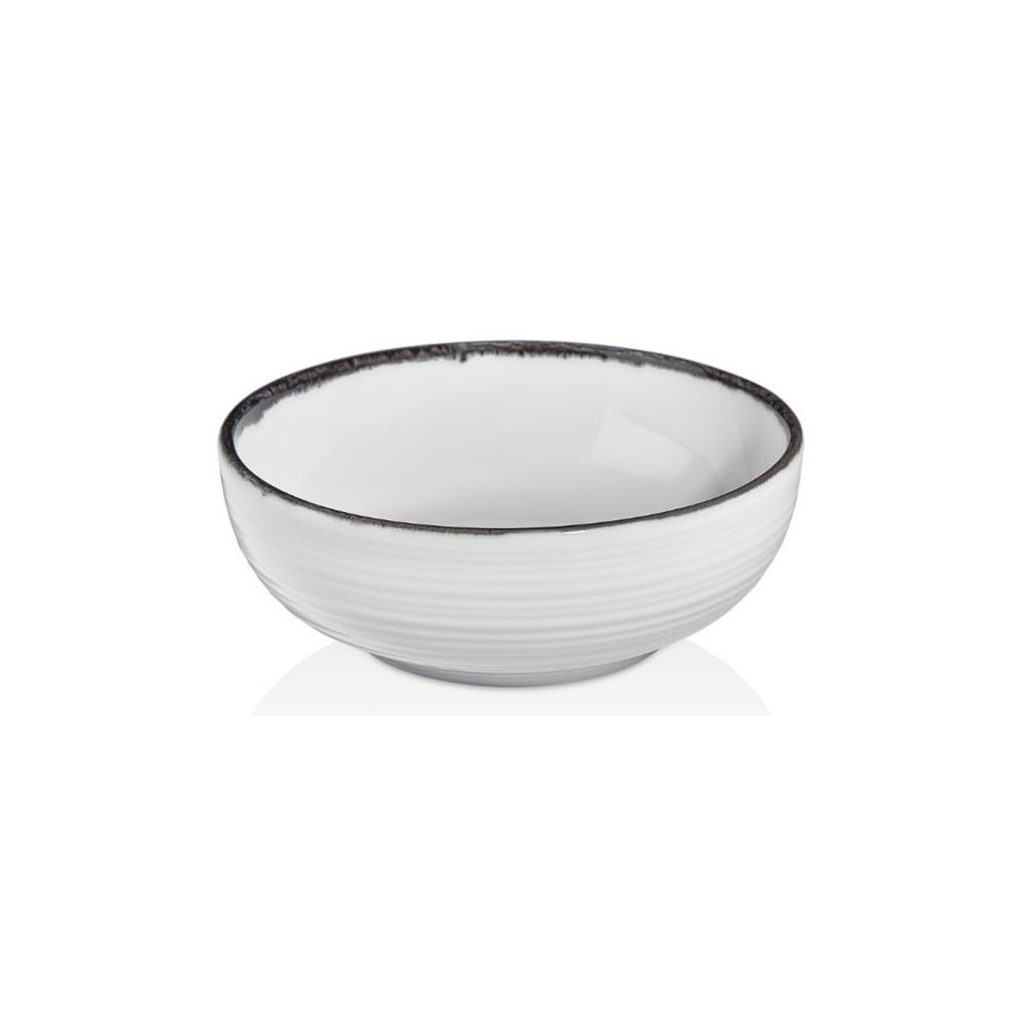 Салатник By Bone серія "Helix" декор "Black" 14 см 480 мл (HL-BLA-14-KS)