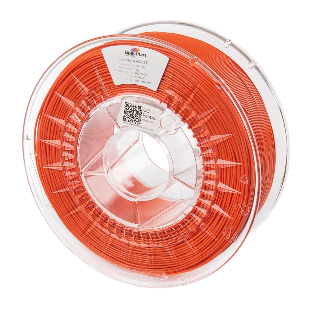 Пластик для 3D-принтера Spectrum ASA 275 1.75 mm 1kg Orange, Lion (80304)