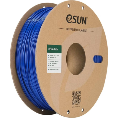 Пластик для 3D-принтера eSUN ePLA-LITE 1,75mm 1kg Blue (EPLA-LITE-P175U1)