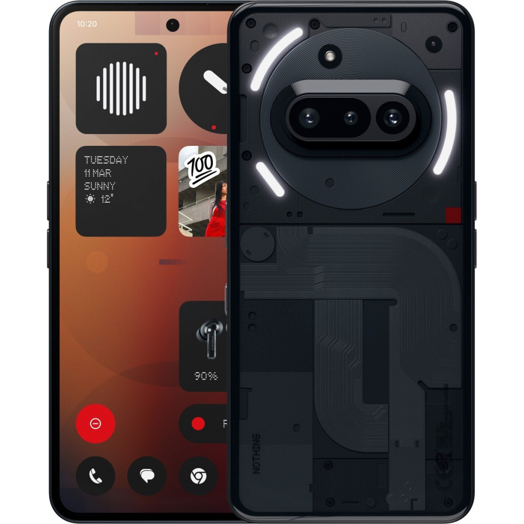 Мобільний телефон Nothing Phone (3a) 12/256Gb Black (920021K)