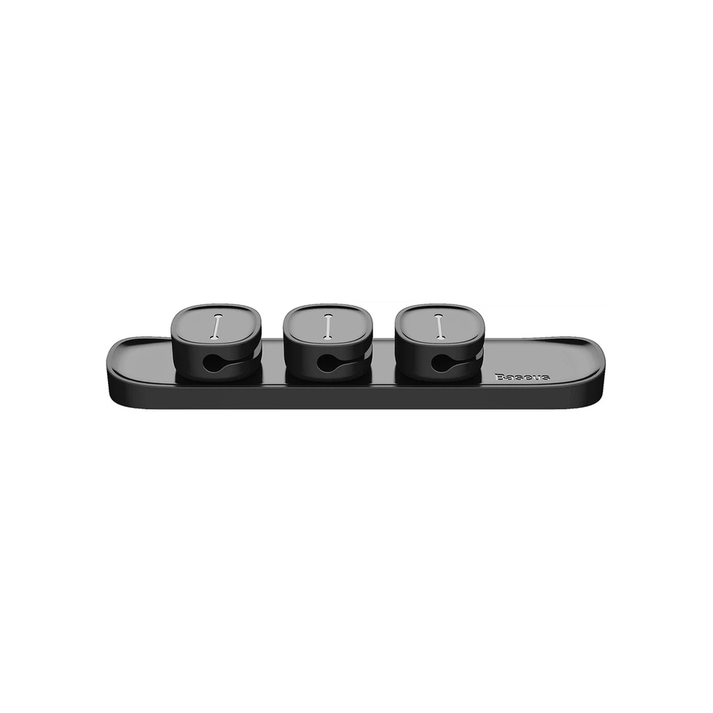 Тримач для кабелю Baseus Peas Cable Clip Black (ACWDJ-01) Тримач для кабелю Baseus Peas Cable Clip Black (ACWDJ-01)