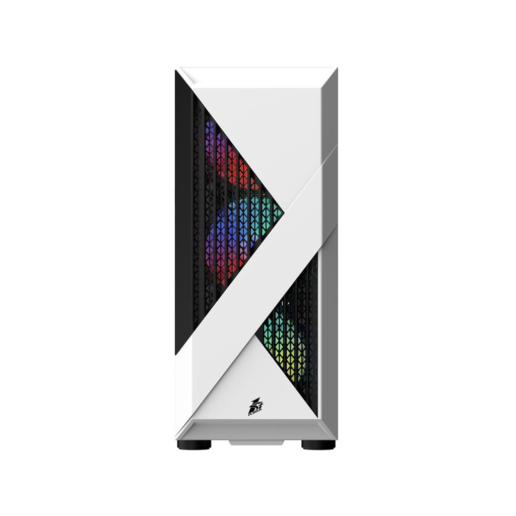 Корпус для ПК 1stPlayer F3-A-4F1-WH&PS-600FK