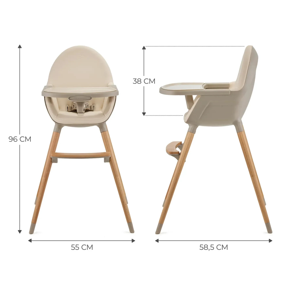 Стілець для годування Kinderkraft 2 в 1 Fini 2 Beige (5902533924493) Стілець для годування Kinderkraft 2 в 1 Fini 2 Beige (5902533924493)
