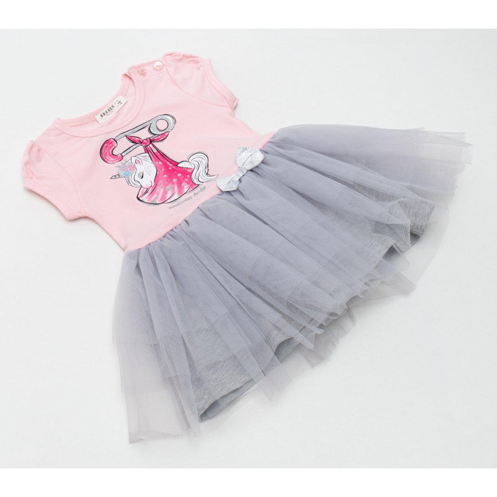 Плаття дитяче Breeze з единорогом (11882-74G-pink) Плаття дитяче Breeze з единорогом (11882-74G-pink)