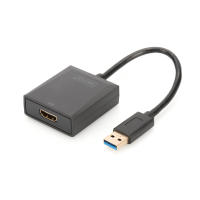 Перехідник USB 3.0 AM to HDMI AF Full HD black Digitus (DA-70841)