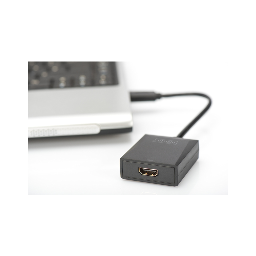 Перехідник USB 3.0 AM to HDMI AF Full HD black Digitus (DA-70841)