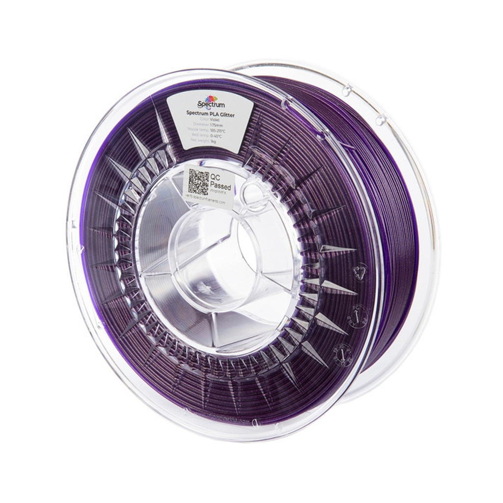 Пластик для 3D-принтера Spectrum PLA Glitter 1.75mm 1kg Violet (80898)