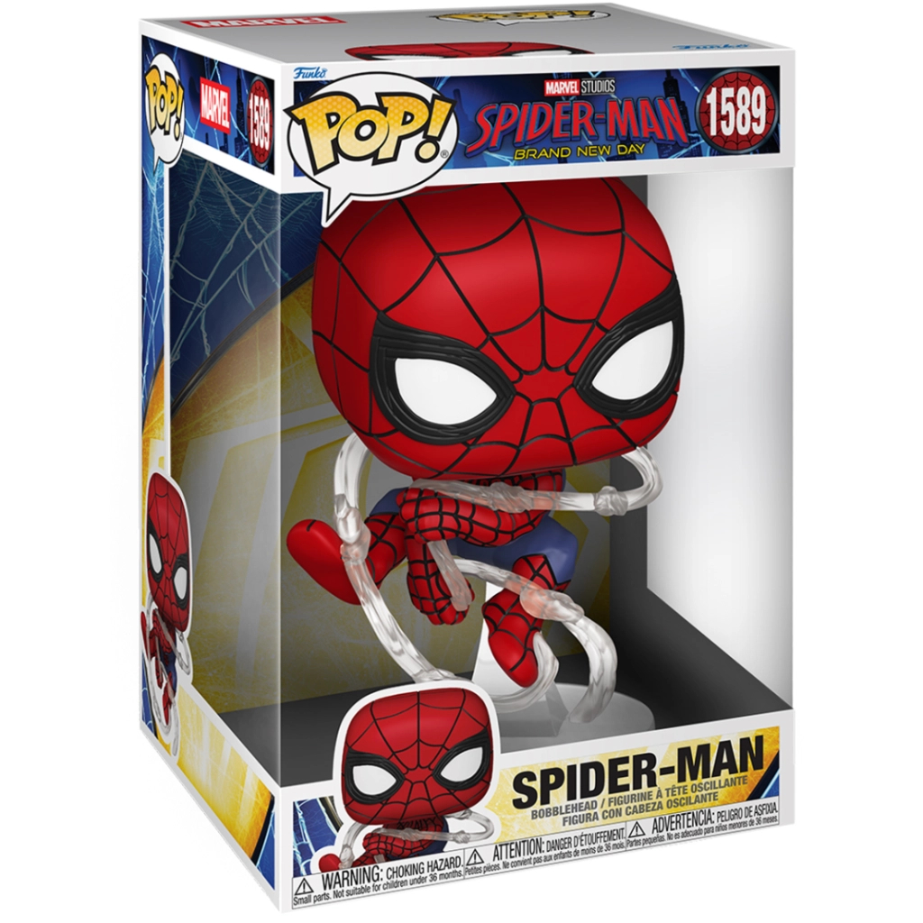 Фігурка Funko Pop серії Людина-павук: Абсолютно новий день - Людина-павук (25 см) (83966) Фігурка Funko Pop серії Людина-павук: Абсолютно новий день - Людина-павук (25 см) (83966)