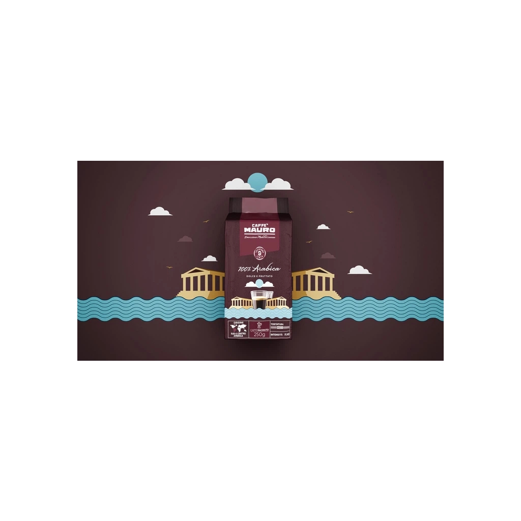 Кава MAURO 100% Arabica мелена 250 г (8002530163028) Кава MAURO 100% Arabica мелена 250 г (8002530163028)