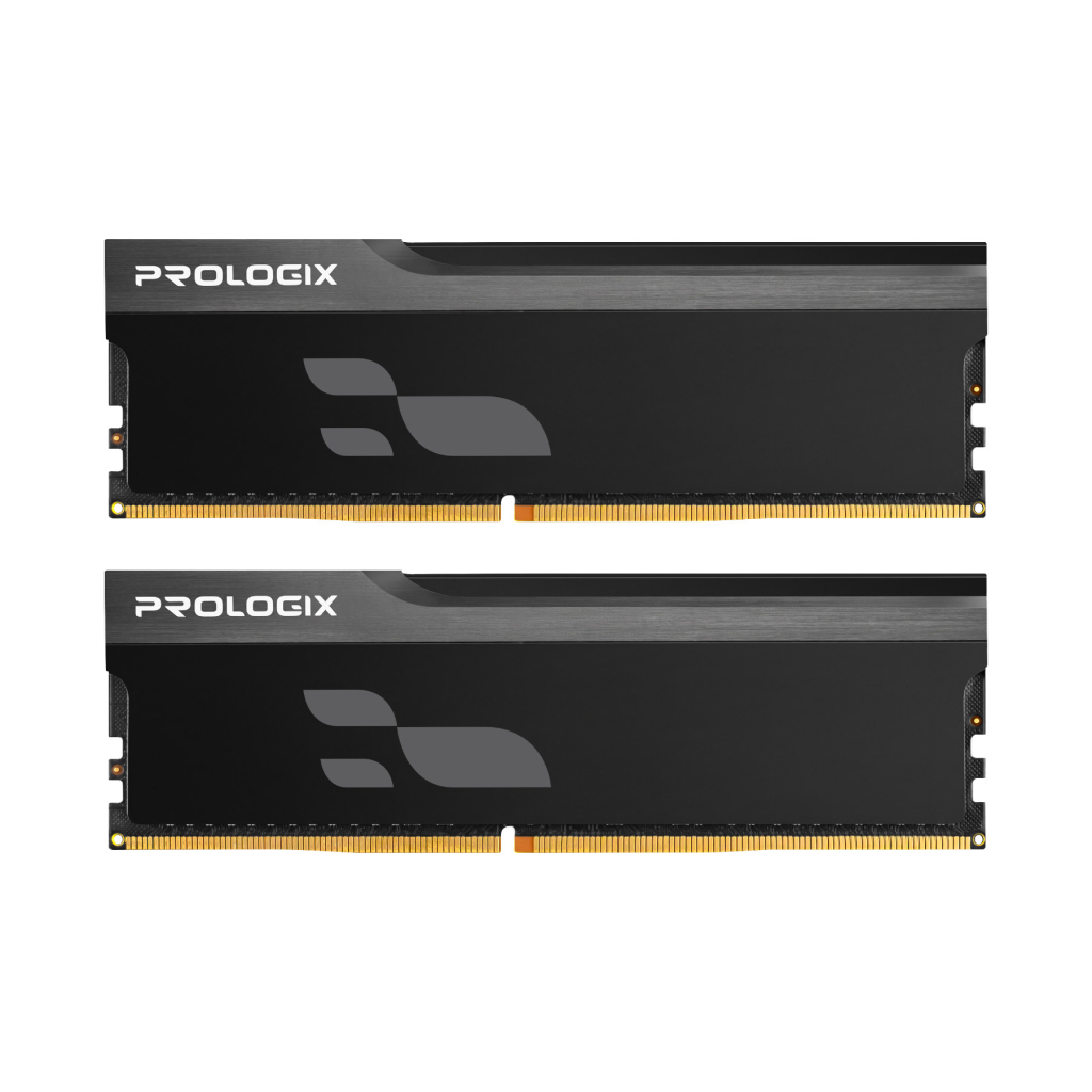 Модуль пам'яті для комп'ютера DDR4 16GB (2x8GB) 3200 MHz Onyx Black Prologix (PRO16GB3200YB4K)