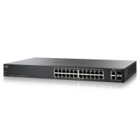 Комутатор мережевий Cisco SF200-24P (SLM224PT-EU)