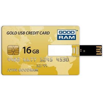 USB флеш накопичувач Goodram 16Gb Credit Card Gift (PD16GH2GRCCPR9+G)