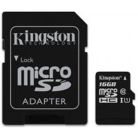 Карта пам'яті Kingston 16GB microSDHC Class 10 UHS-I (SDC10G2/16GB)