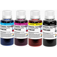 Чорнило ColorWay HP №121 black pigment+134 С/M/Y (CW-HP360BK/HW350SET01)
