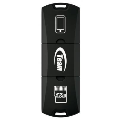 USB флеш накопичувач Team 128GB M141 Black USB 2.0 OTG (TUSDX128GUHS36)