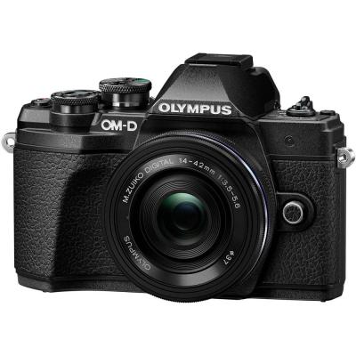 Цифровий фотоапарат Olympus E-M10 mark III Pancake Zoom 14-42 Kit black/black (V207072BE000)