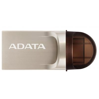 USB флеш накопичувач ADATA 64GB UC370 Golden USB 3.1 Type-C (AUC370-64G-RGD)