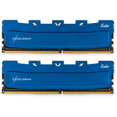 Модуль пам'яті для комп'ютера DDR4 32GB (2x16GB) 2666 MHz Kudos Blue eXceleram (EKBLUE4322619AD)