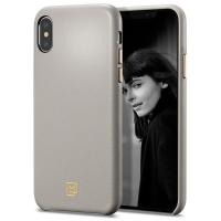 Чохол до мобільного телефона Spigen iPhone XS/X La Manon calin Oatmeal Beige (063CS25322)