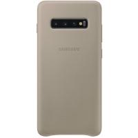 Чохол до мобільного телефона Samsung Galaxy S10+ (G975) Leather Cover Gray (EF-VG975LJEGRU)