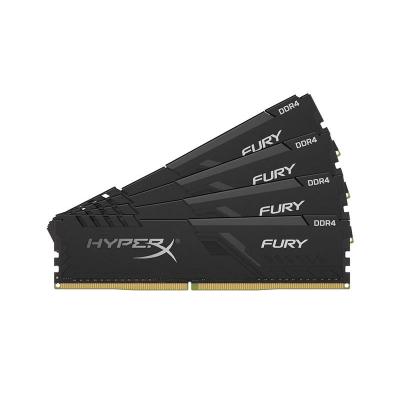 Модуль пам'яті для комп'ютера DDR4 32GB (4x8GB) 3000 MHz HyperX Fury Black Kingston Fury (ex.HyperX) (HX430C15FB3K4/32)